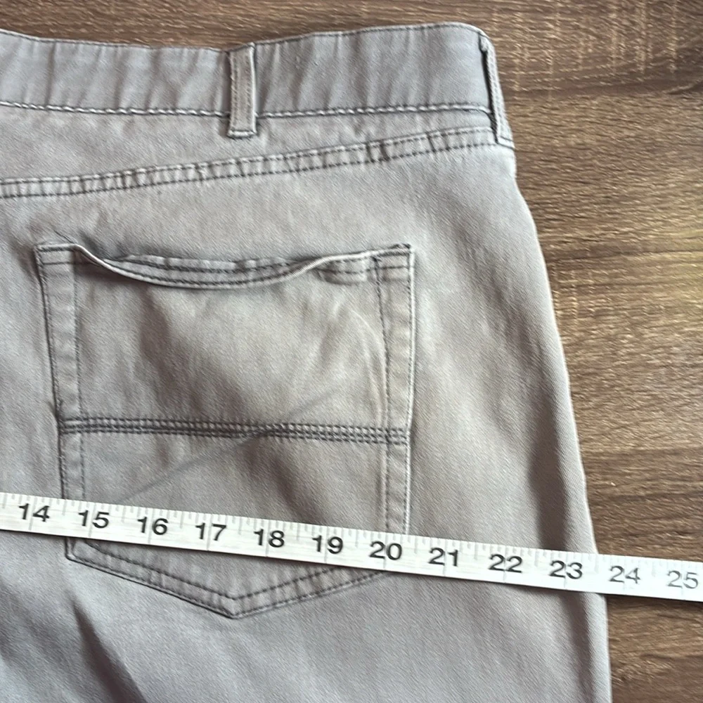 Iron Co. Straight Leg Jeans Men's 36x30 Gray Flat Front 5-Pocket Work/Yard Jeans